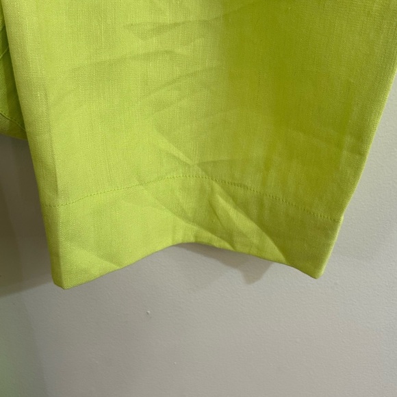 JASON WU Medium lime green trouser pants WV9059-300-6pa parachute style 80s y2k - Picture 9 of 9